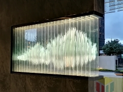 激光内雕玻璃是怎么做的-可以自由选择图案吗？明晨三维玻璃