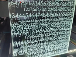 用上激光内雕工艺 传统隔断玻璃更新升级