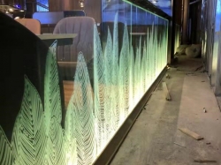 激光内雕玻璃的应用于家庭装饰