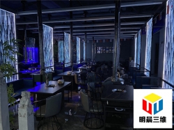 绚丽光影：内雕发光玻璃点亮餐厅装修的艺术魅力