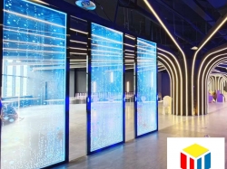 光影奇观：激光内雕玻璃之美在展厅绽放