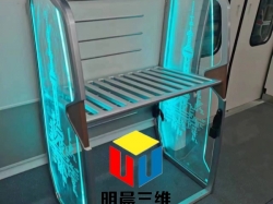 激光内雕玻璃：交通枢纽中的城市文化使者